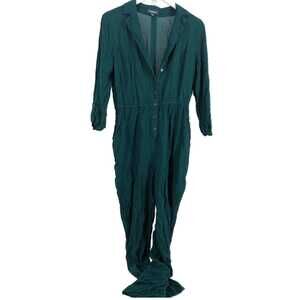 Modcloth Green Solid Jumpsuit | Size L